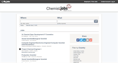 Desktop Screenshot of chemist.jobs