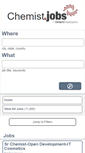 Mobile Screenshot of chemist.jobs